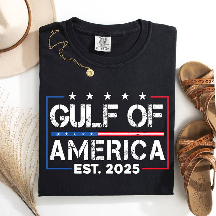 Golfo de América, MAGA, Establecido 2025, Camiseta para venta al por mayor de Refinery Number One LLC