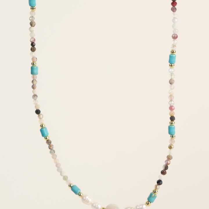 Angels Whisper Accessories - Wholesale Beaded/pearl necklace - Soléa Beaded Necklace2