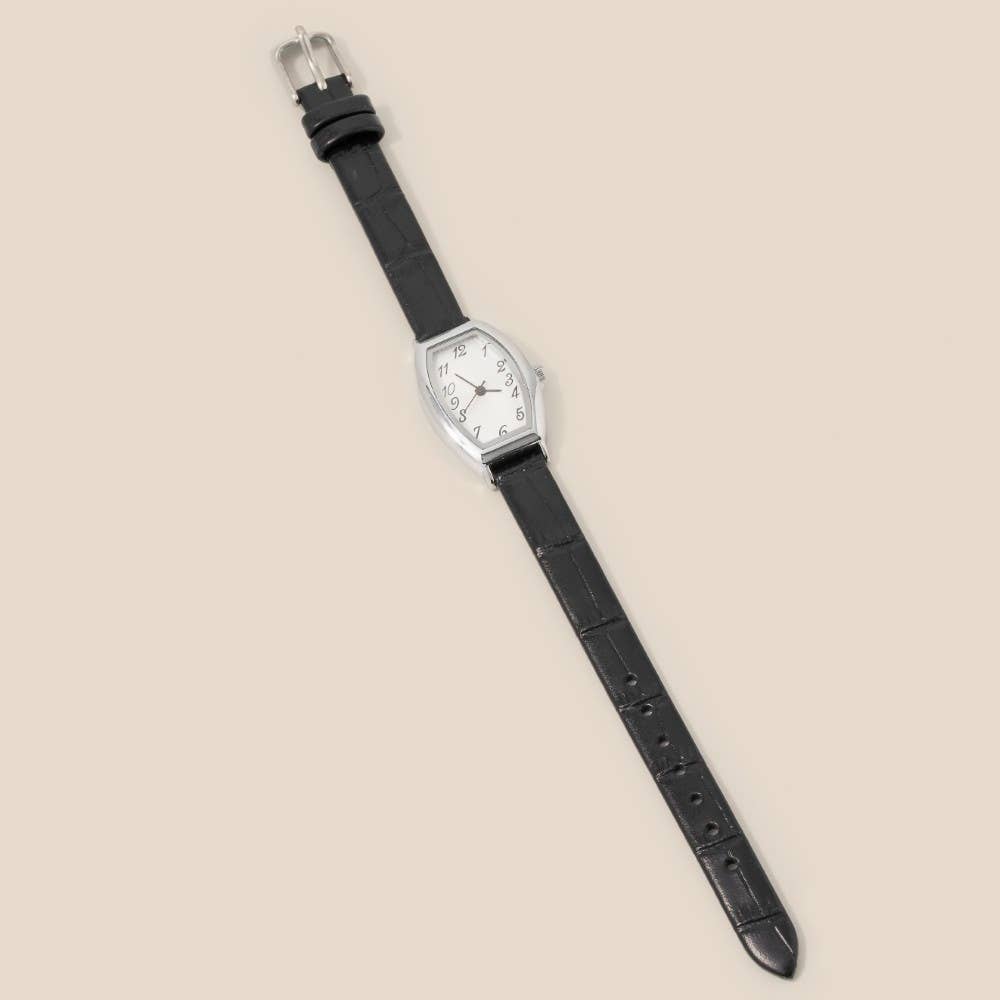 Anarchy Street - Wholesale Wrist Watch - Women's - Vintage Style Thin Leather Strap Watch3