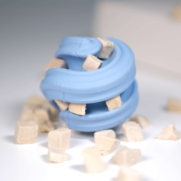 Poochie-Pets - Wholesale Pet Chew Toy - Dog - Geo-Hex Natural Rubber Enrichment Dog Toy
3