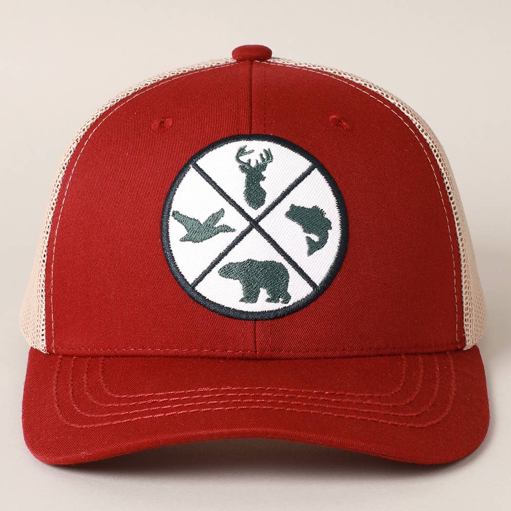 Fashion City - Wholesale Trucker pet - Heren - ANIMALS baseballpet met geborduurde patch voor heren met mesh-achterkant18