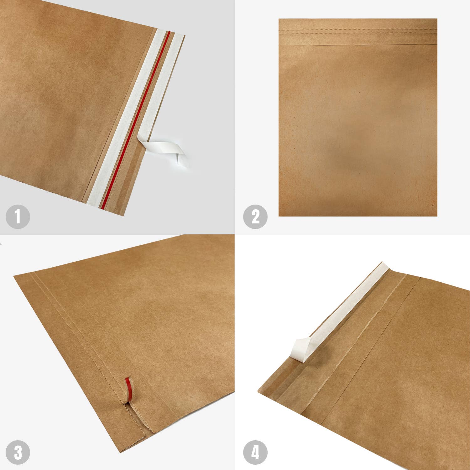 Kis Paper - Wholesale Envelopes - 100 pcs Paper Mailing Bag 16.5x19.25 w Return Peel n Seal4