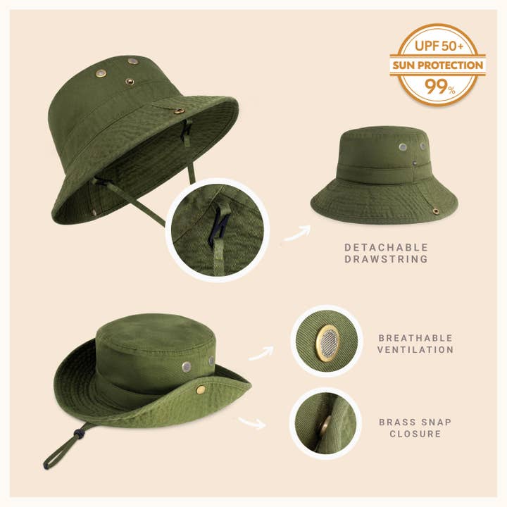 ChoKoLids - Wholesale Bucket Hat - Men's - CHOK.LIDS Wide Brim Bucket Hat3