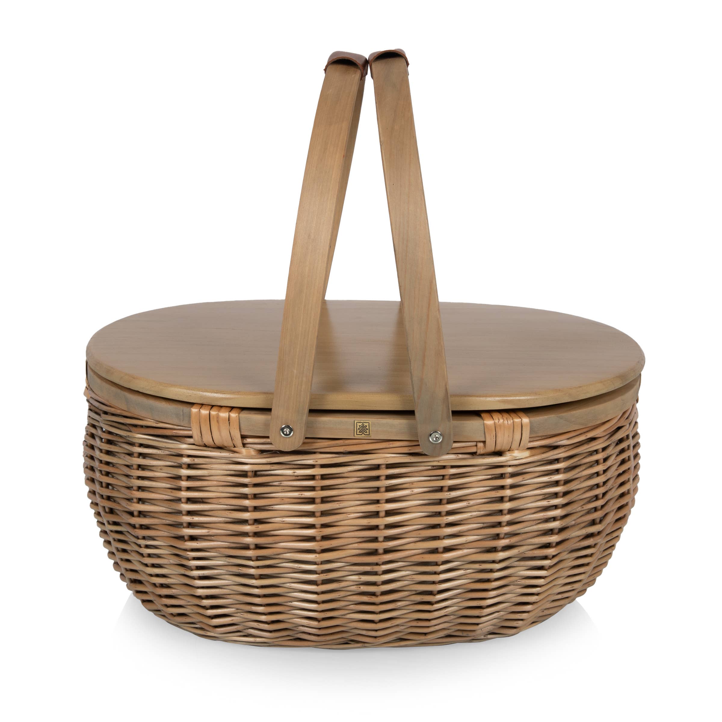 Beige Sequoia Picnic Basket for wholesale on Faire1