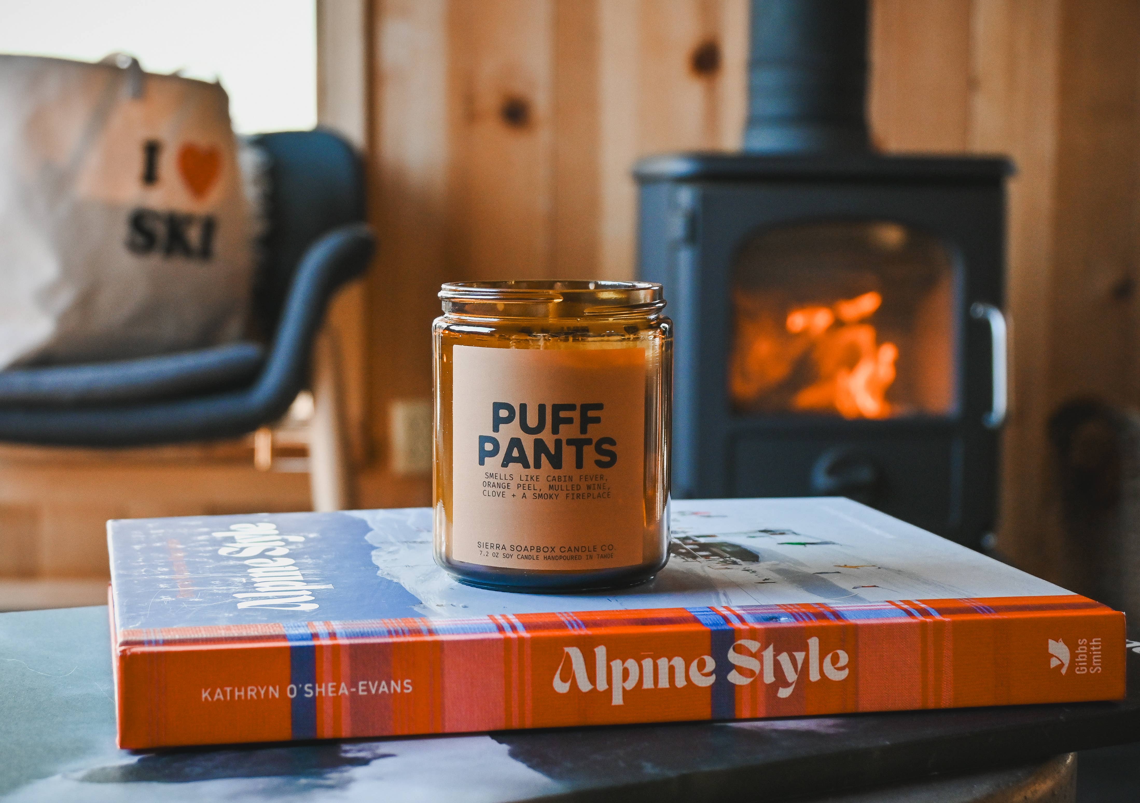 Sierra Soapbox Candle Co. - Wholesale Jar/Filled Candle - Puff Pants [Orange Peel + Mulled Wine]1