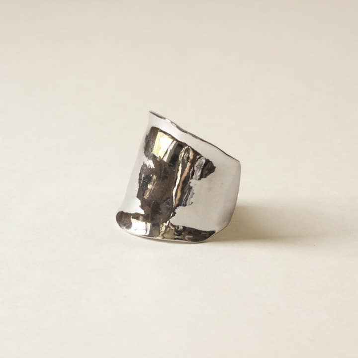 nar'sha - Wholesale Hair Clip - Women's - Metal Hair Ponytail Cuff Stick | Silver