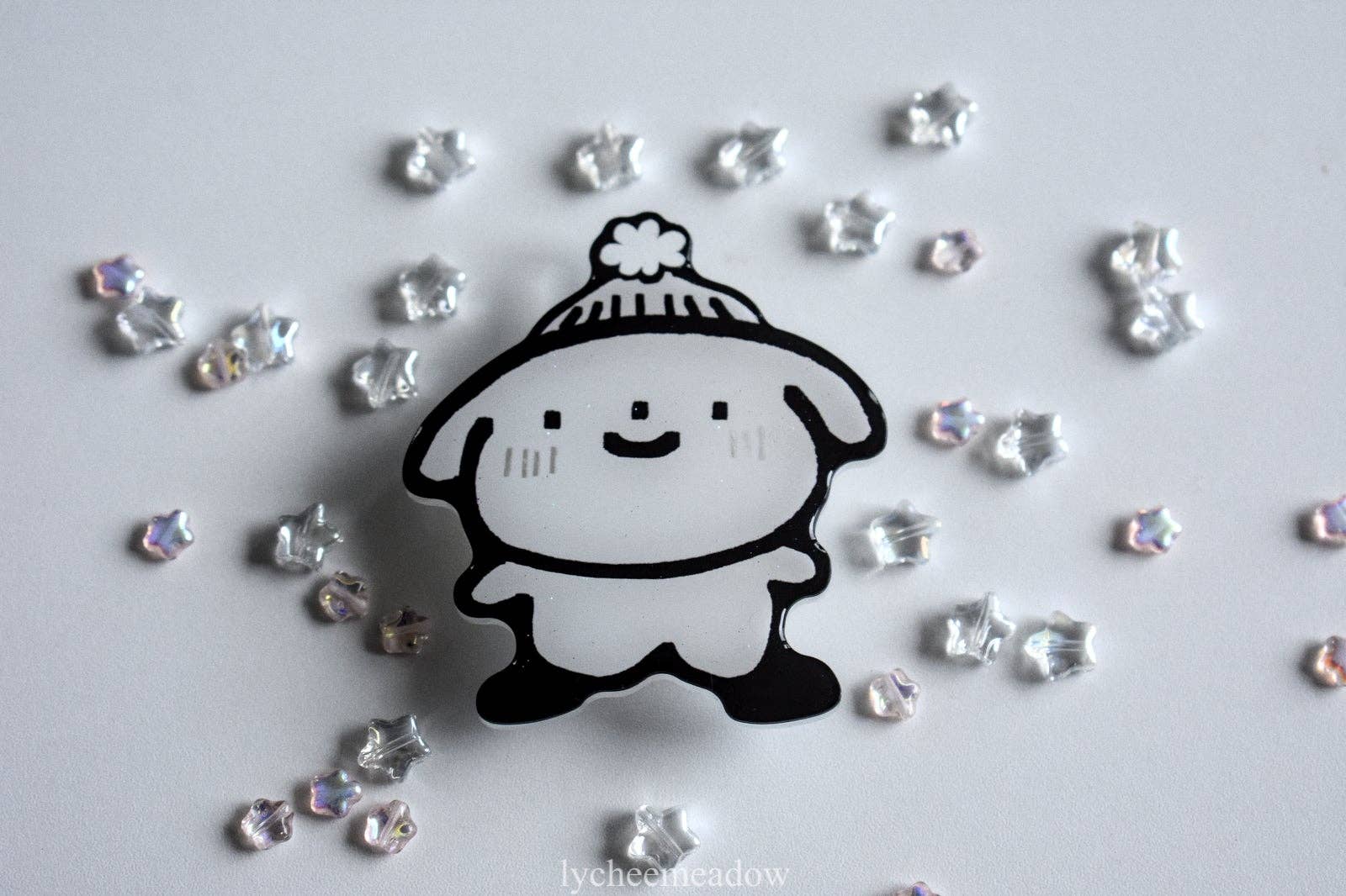 Lycheemeadow - Wholesale Phone Grip - Beanie Dog Phone Grip2