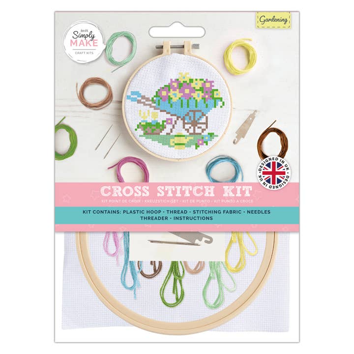 Kit de points de croix Simply Make - Jardinage pour la vente par West Design Products