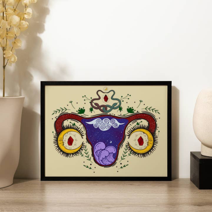 Cosmic Womb 8x10 Art Print for wholesale by The Oracle's Haven