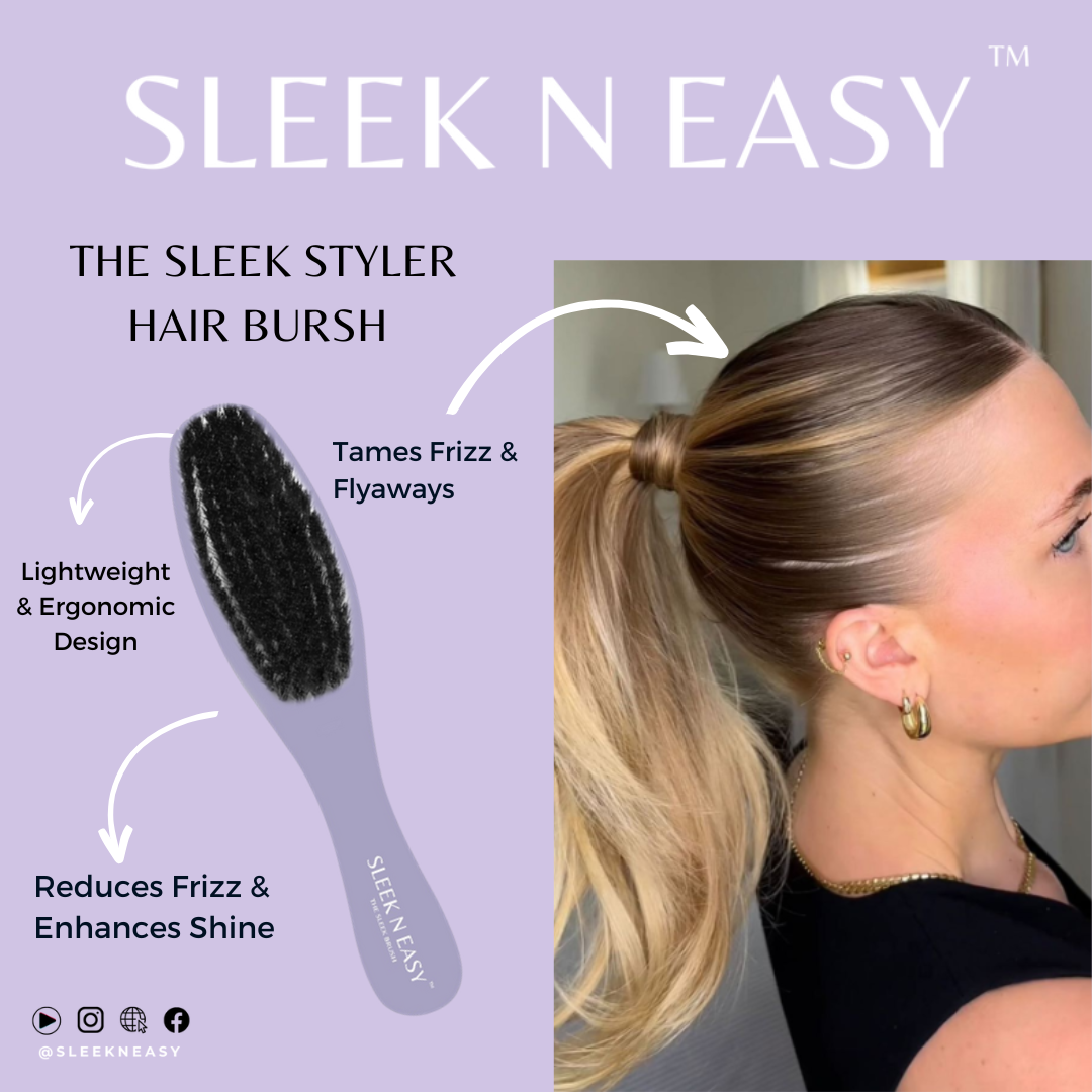 Sleek N Easy – Großhandel Haarbürste/Kamm – Sleek Styler Bürste – Dein Geheimnis für glattes, frizzfreies Haar1