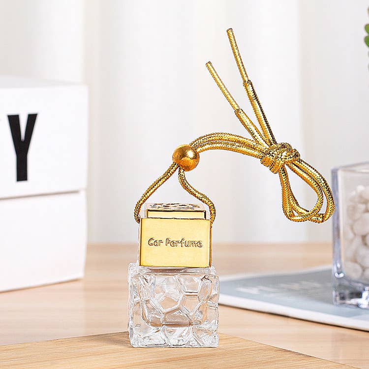 Candles Meta - Wholesale Car Freshener - Unisex - 10ml Water Cube Design Car Perfume Pendant Empty Bottle0