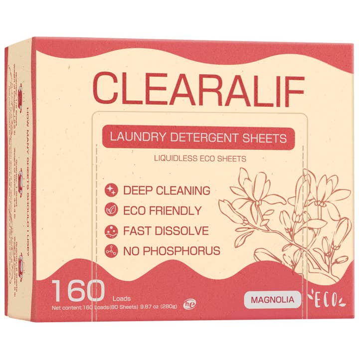 CLEARALIF laundry detergent sheets - magnolia (6 items) for wholesale by Clearalif