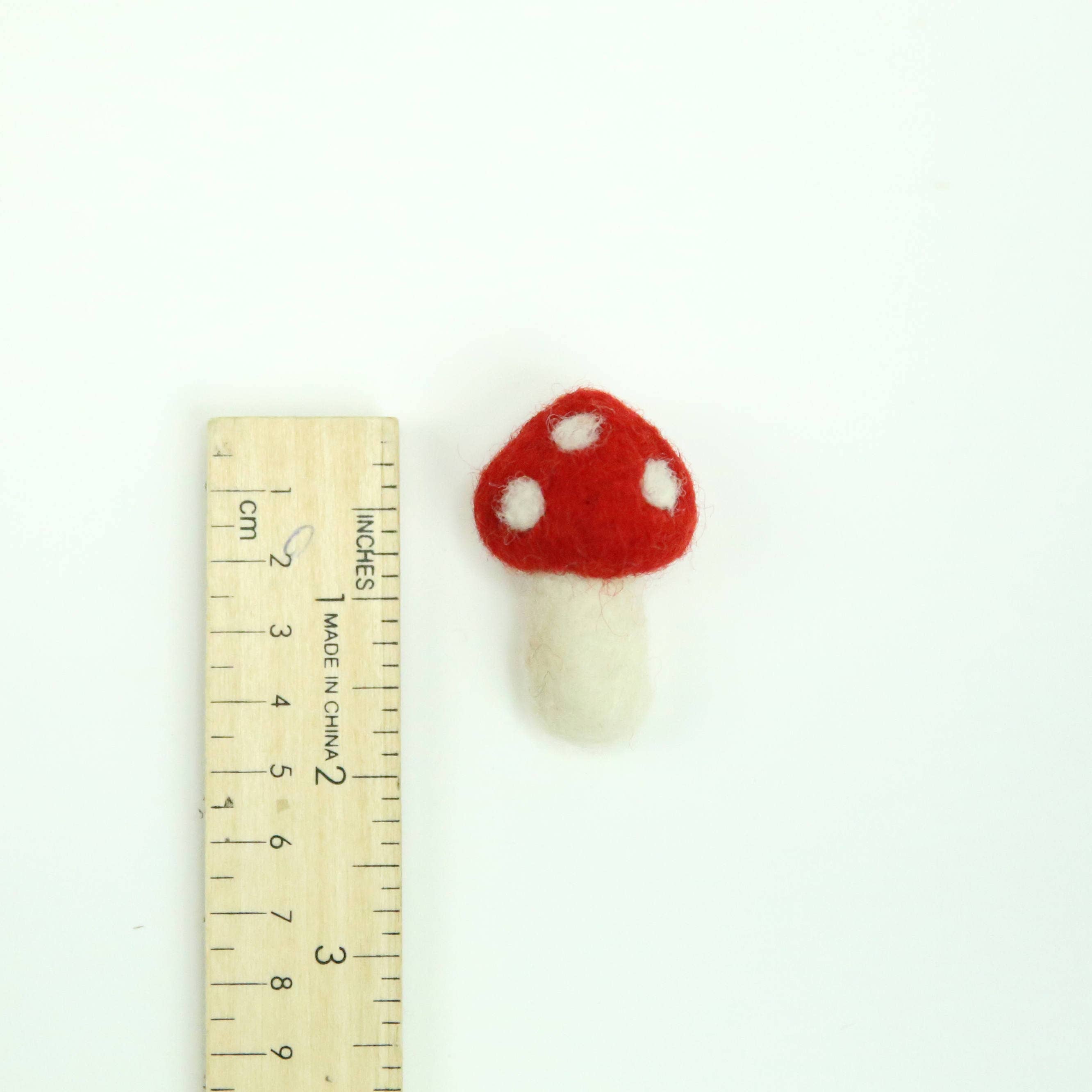 The Felt Pod - Wholesale Decorative Tabletop Object - Felt Mushroom - Mini4
