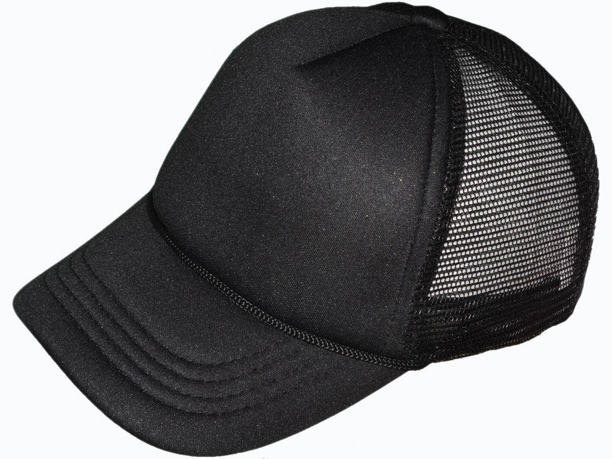 Buck Wholesale - Wholesale Trucker Hat - Unisex - Youth Size Blank Foam Trucker Hats - Foam Front Mid Profile0