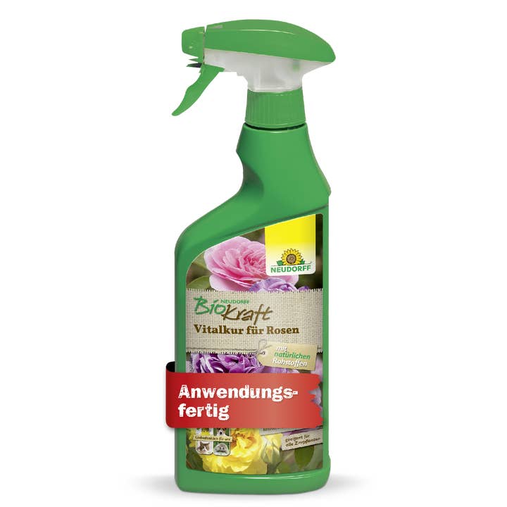 BioKraft Cure Vitale pour Roses AF – Fortifiant pour plantes prêt à l'emploi – Favorise la résistance contre les parasites et les maladies – Pour des roses saines et vitales pour la vente par Oasis of Life