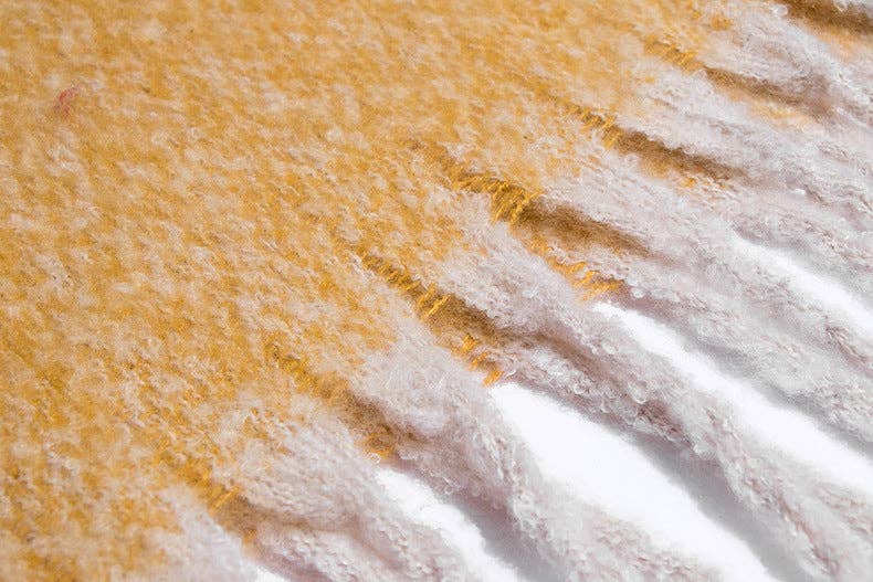 Dipped Shop - Wholesale Scarf - Women's - Solid Color Simple Tessel Scrves DPKS122012