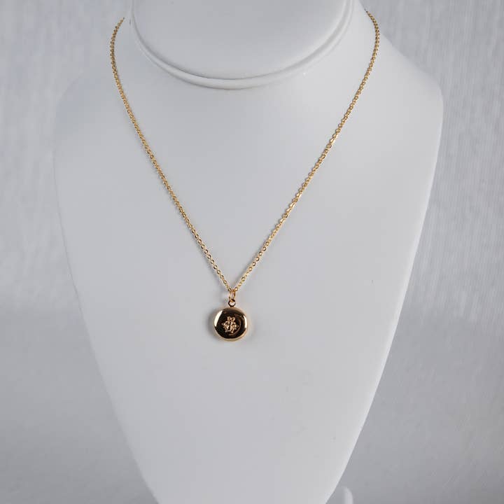 Bee Locket Necklace for wholesale by Mumu Beads