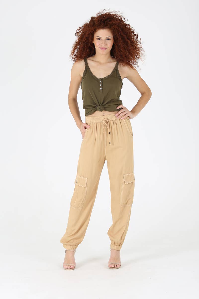ANGIE - Wholesale Lounge Sweatpants/Joggers - Women's - 25R36-ASIS CARGO JOGGER PANTS16