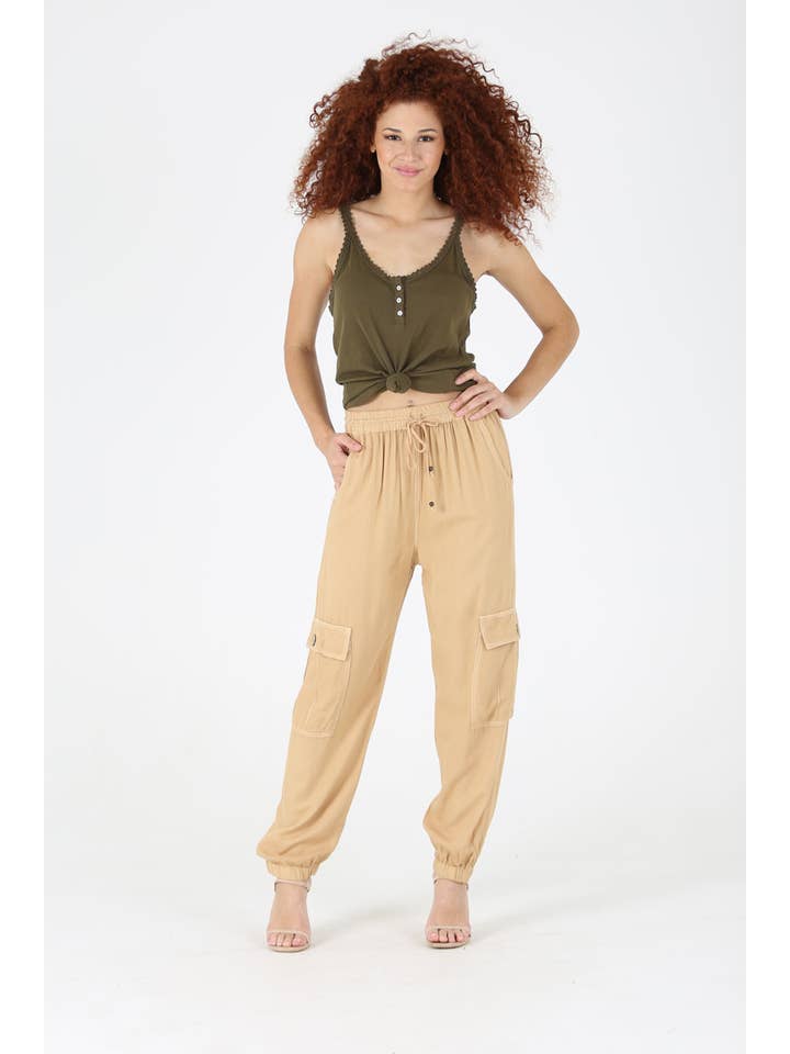 ANGIE - Wholesale Lounge Sweatpants/Joggers - Women's - 25R36-ASIS CARGO JOGGER PANTS16