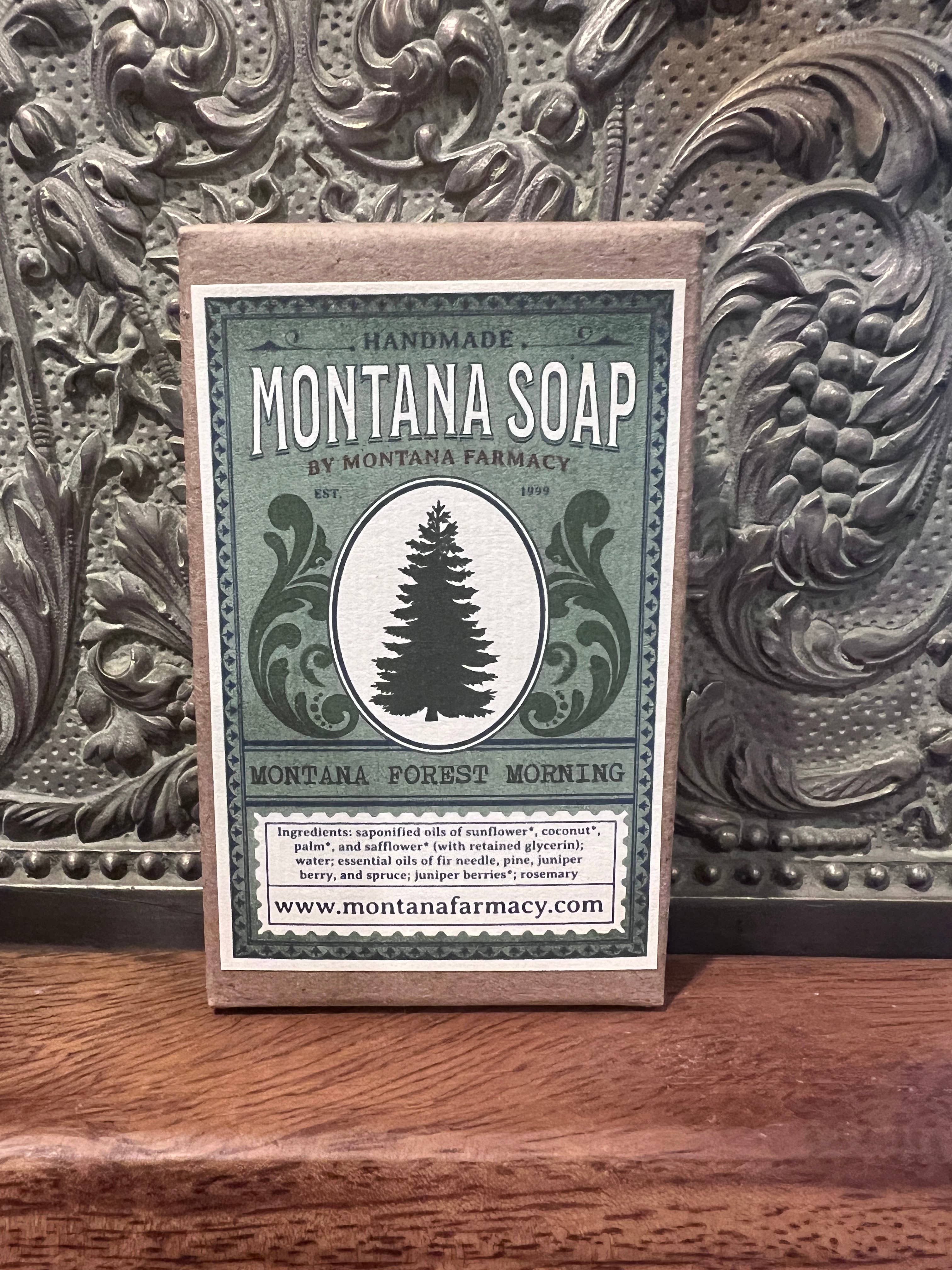Montana Farmacy – wholesale Tvål – Montana Soap Mountain Morning Mist gran/frisk doft1