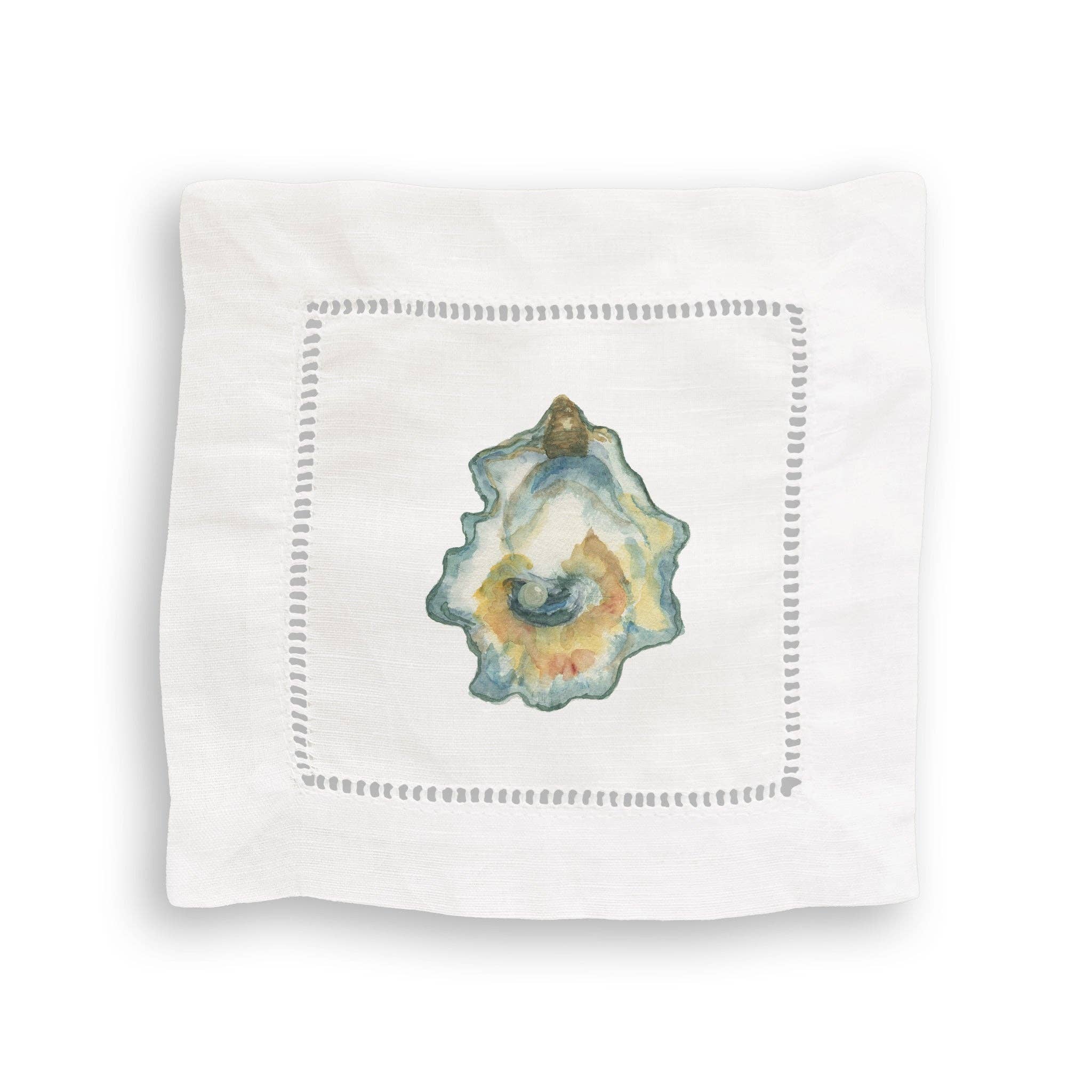 French Graffiti - Wholesale Tea Towel - Watercolor Oyster4