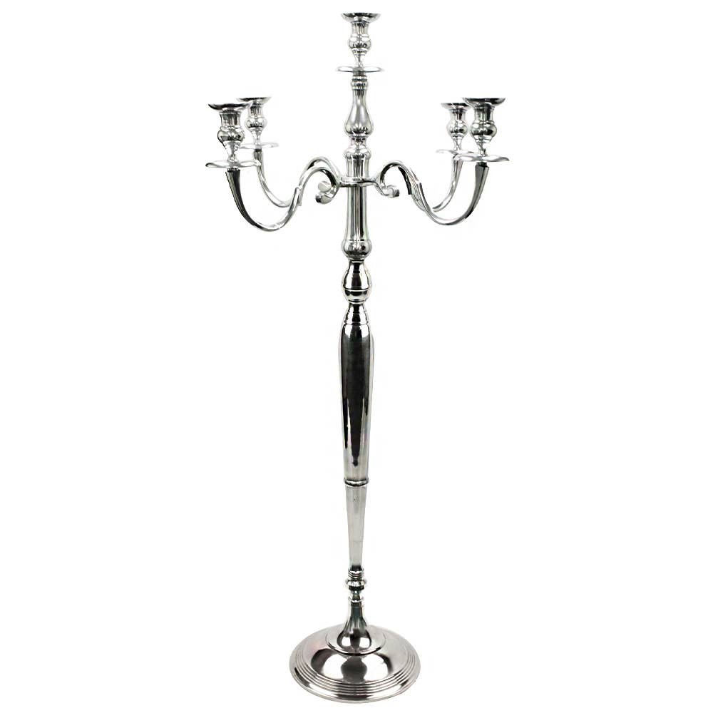 Galore Home - Wholesale Candle Holder - 64" Tall - 5 Arm Candelabra Metal Candle Holder, Grand1