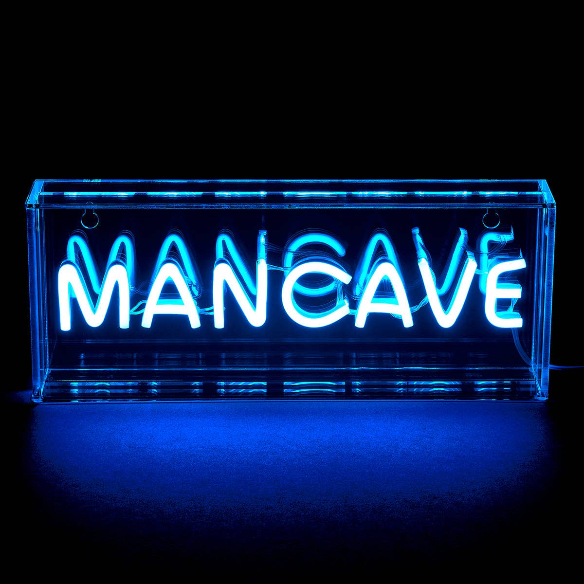 Amber Bright Creations - Wholesale Neon Sign - Blue Mancave Neon Sign4