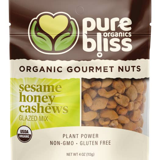Sesame Honey Cashews - 4.0oz and other Purchase Wholesale honey roasted cashews. Free Returns & Net 60 Terms on Faire trending on Faire.