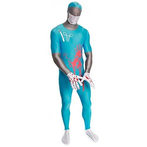 Party Expo, LLC - Wholesale Costume - Men's - Evil Surgeon Adult Morphsuit - Large
