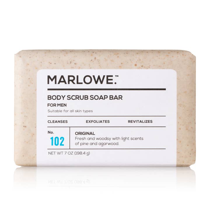 Marlowe - Wholesale Bar Soap - Men's - Marlowe No. 102 Men's Body Scrub Soap