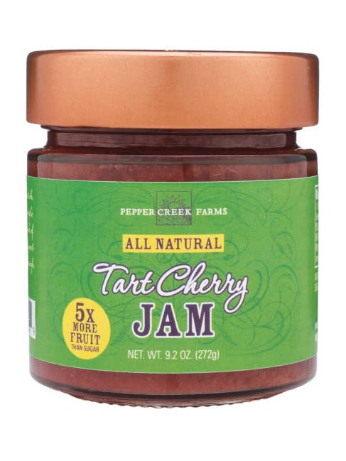 Tart Cherry Jam 9.6 Oz. for wholesale by Pepper Creek Farms