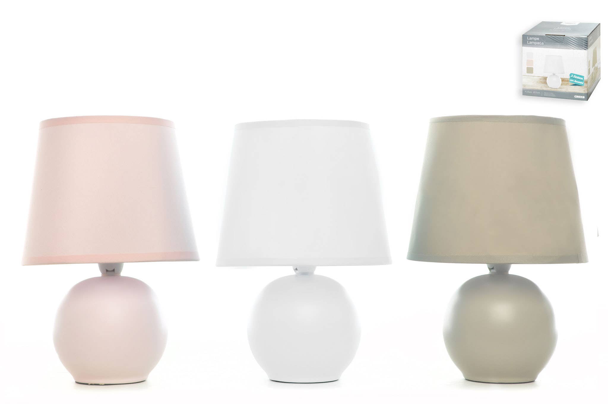 CP INTERNATIONAL – wholesale Accent/desk lamp – Ceramic Lamp H.25 cm0