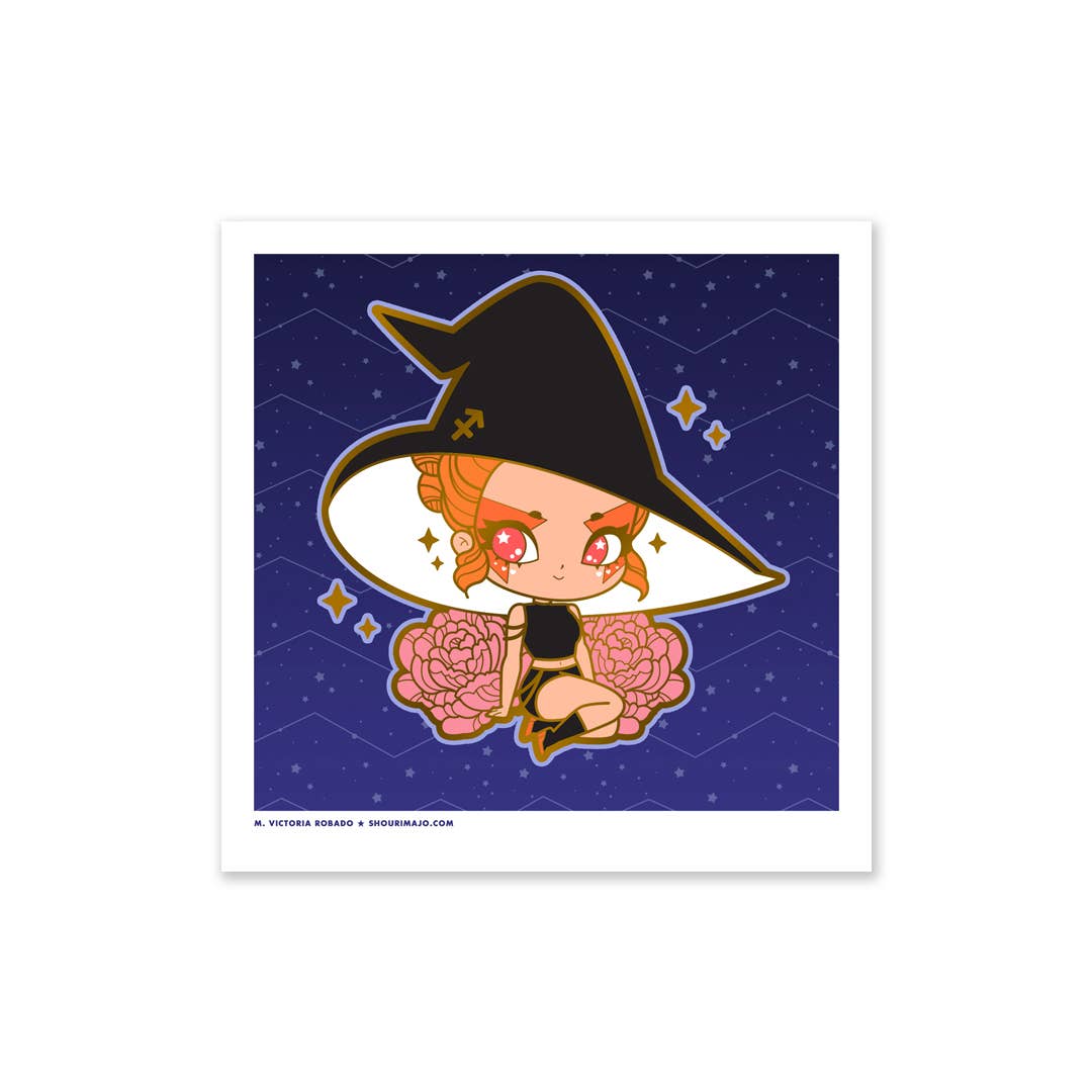SHOURIMAJO - Wholesale Art Print - Art Prints Zodiac Chibi Witches8