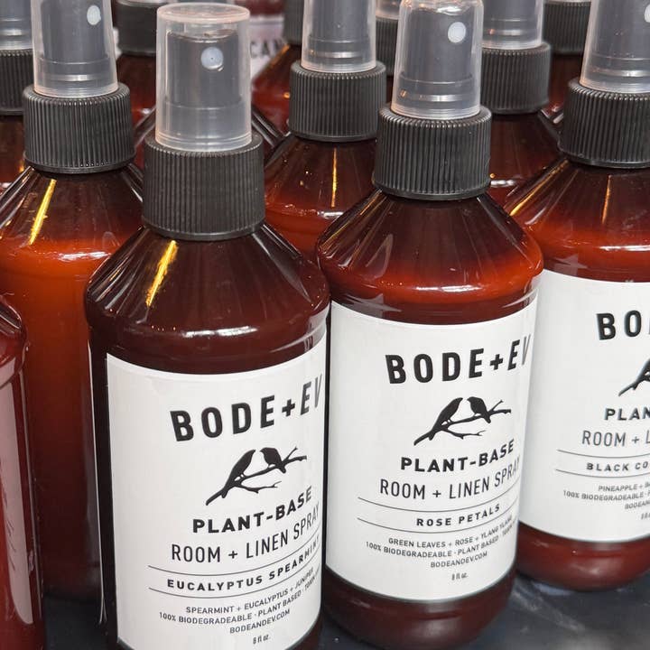 Bode+Ev - Wholesale Jar/Filled Candle - Citrus Basil | Citrus & Soft Mint Soy Candle + Room Spray1