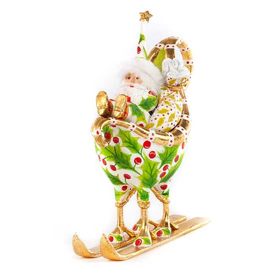 Patience Brewster by MacKenzie-Childs - Wholesale Ornament - Patience Brewster Dash Away Santa in Sleigh Ornament1