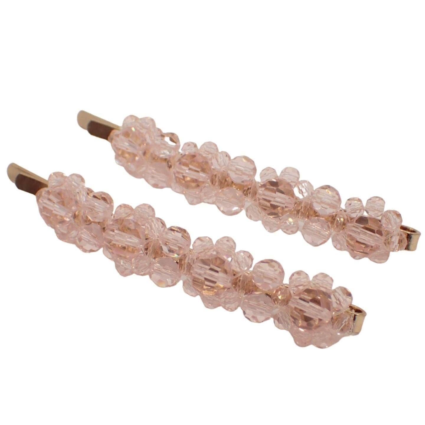 Topkids Accessories - Vente Pince à cheveux – femme - Belles poignées à cheveux perlées, poignées colorées pour le bal de fin d'année, la mariée ou la fleuriste, pince à cheveux pour femme, épingles à cheveux, accessoire Kirby Grip15