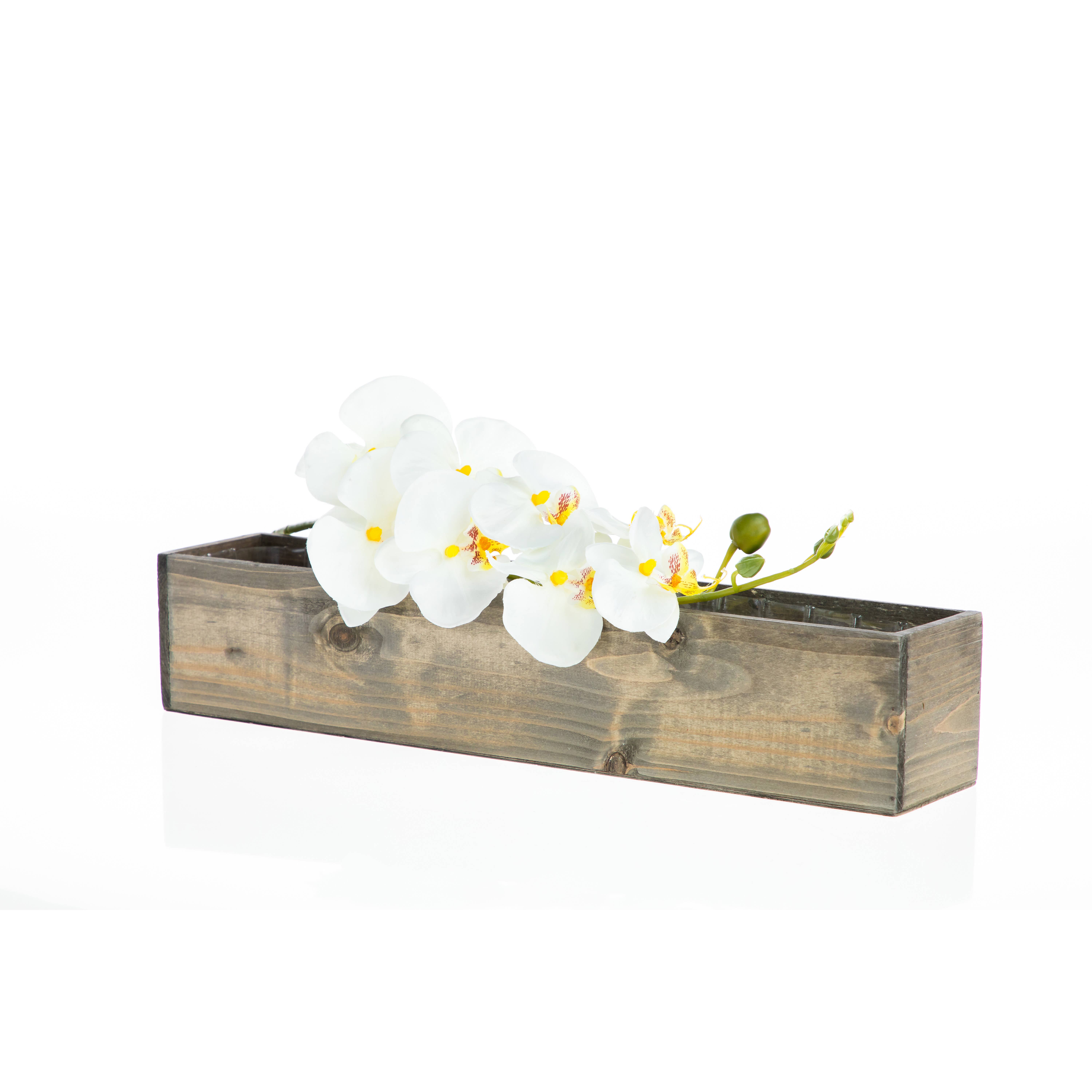 UNIMIX FLORAL - Wholesale Planter Box - Wood Planters/Containers 20"x4"4