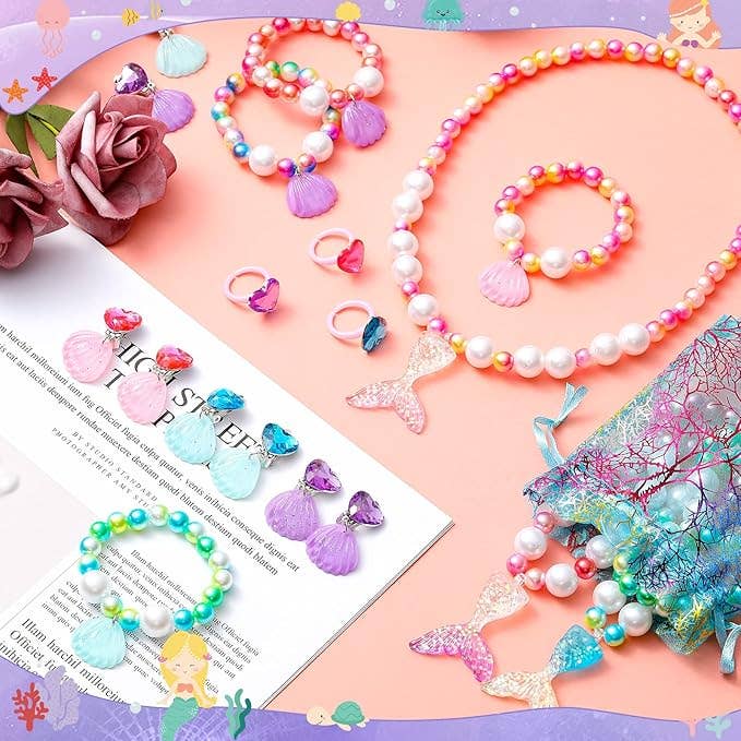 Crover - Wholesale Jewelry Set - Mermaid Jewelry Set (Assorted Color)1