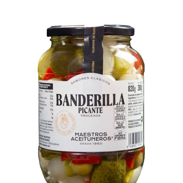 MAESTROS ACEITUNEROS - Wholesale Pickled Vegetables - Chopped Spicy Flags