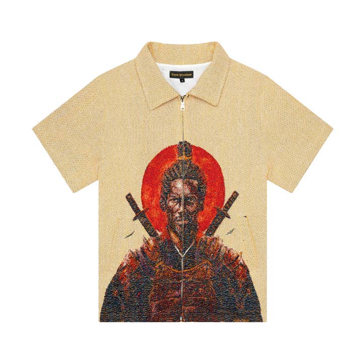 "Yasuke" Tapestry Shirt for wholesale by Royal Priesthood