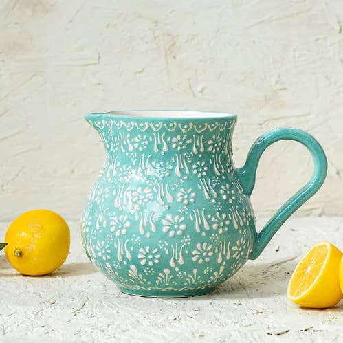 Coppermill Kitchen LLC - Wholesale Kan - Handgemaakte Keramische Kan/Groen1