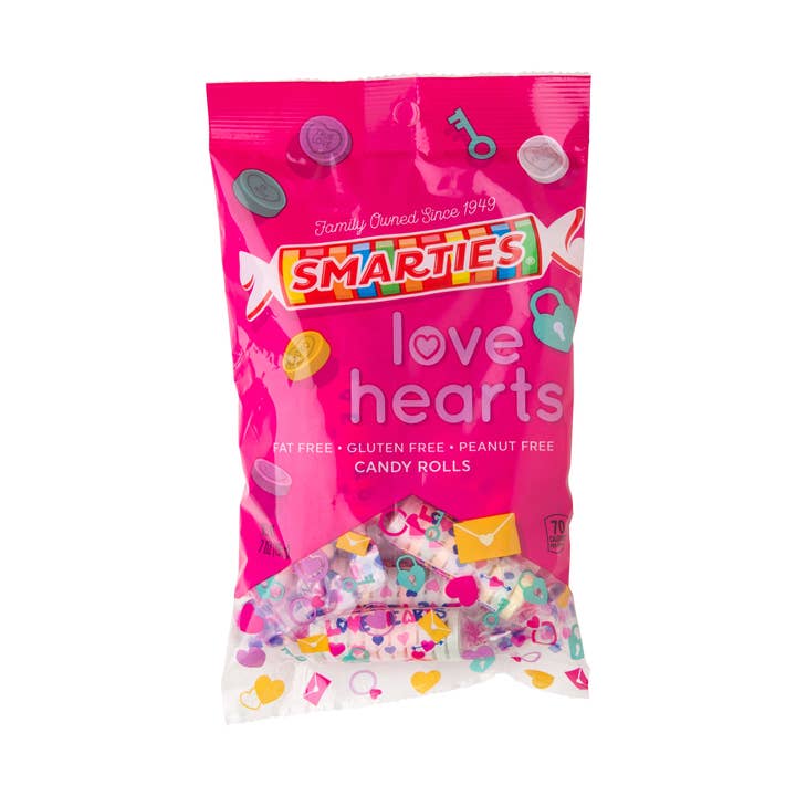 Smarties® Love Hearts 7 oz. bag - case of 12 bags for wholesale by Smarties