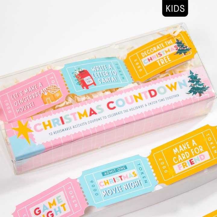 Kids Holiday Activity Coupons – Holiday Countdown Gift Box and other Purchase Wholesale meri meri plates. Free Returns & Net 60 Terms on Faire trending on Faire.