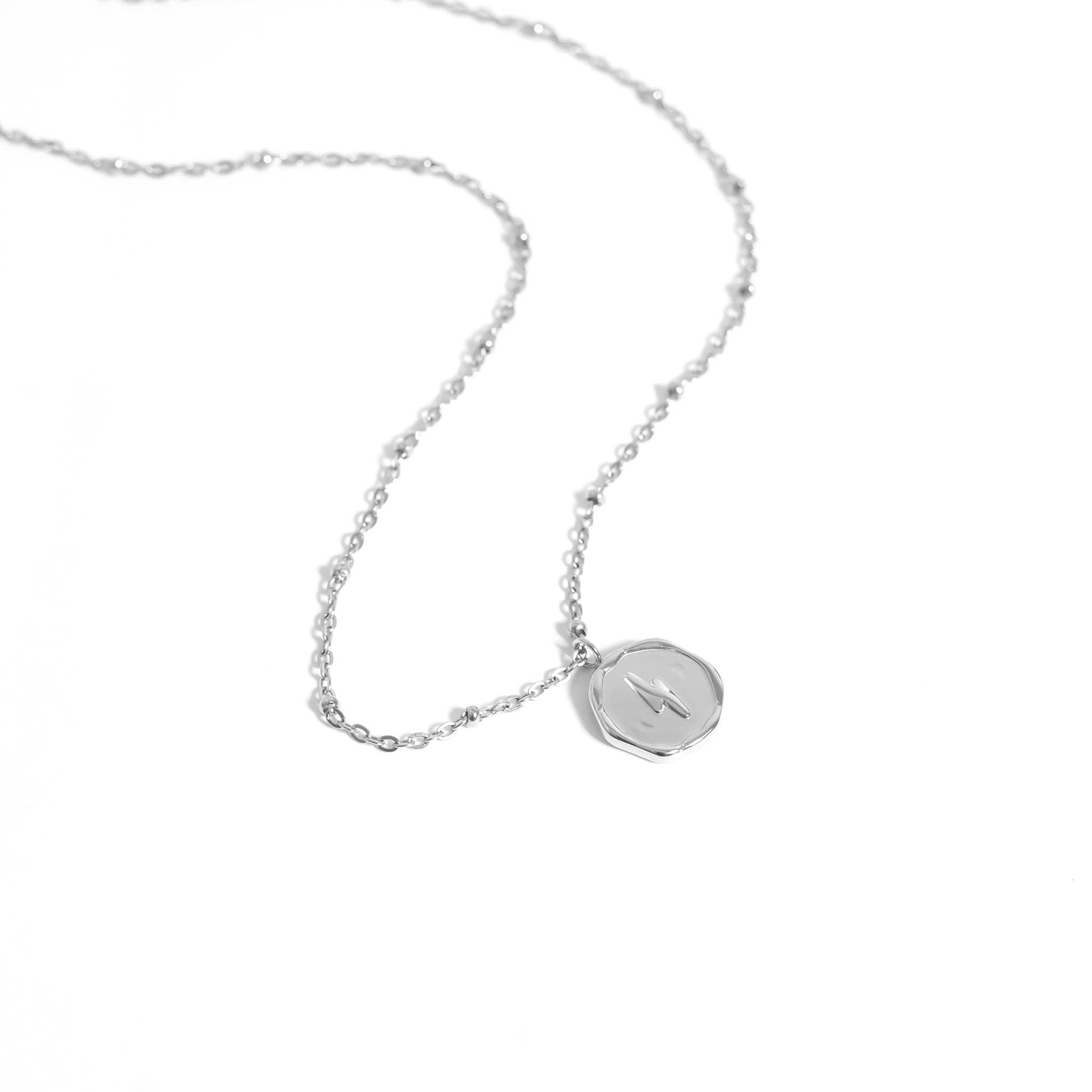 WJW - Wholesale Individual Charm/Pendant - 18K Gold PVD Stainless Steel Lightning Bolt Pendant3