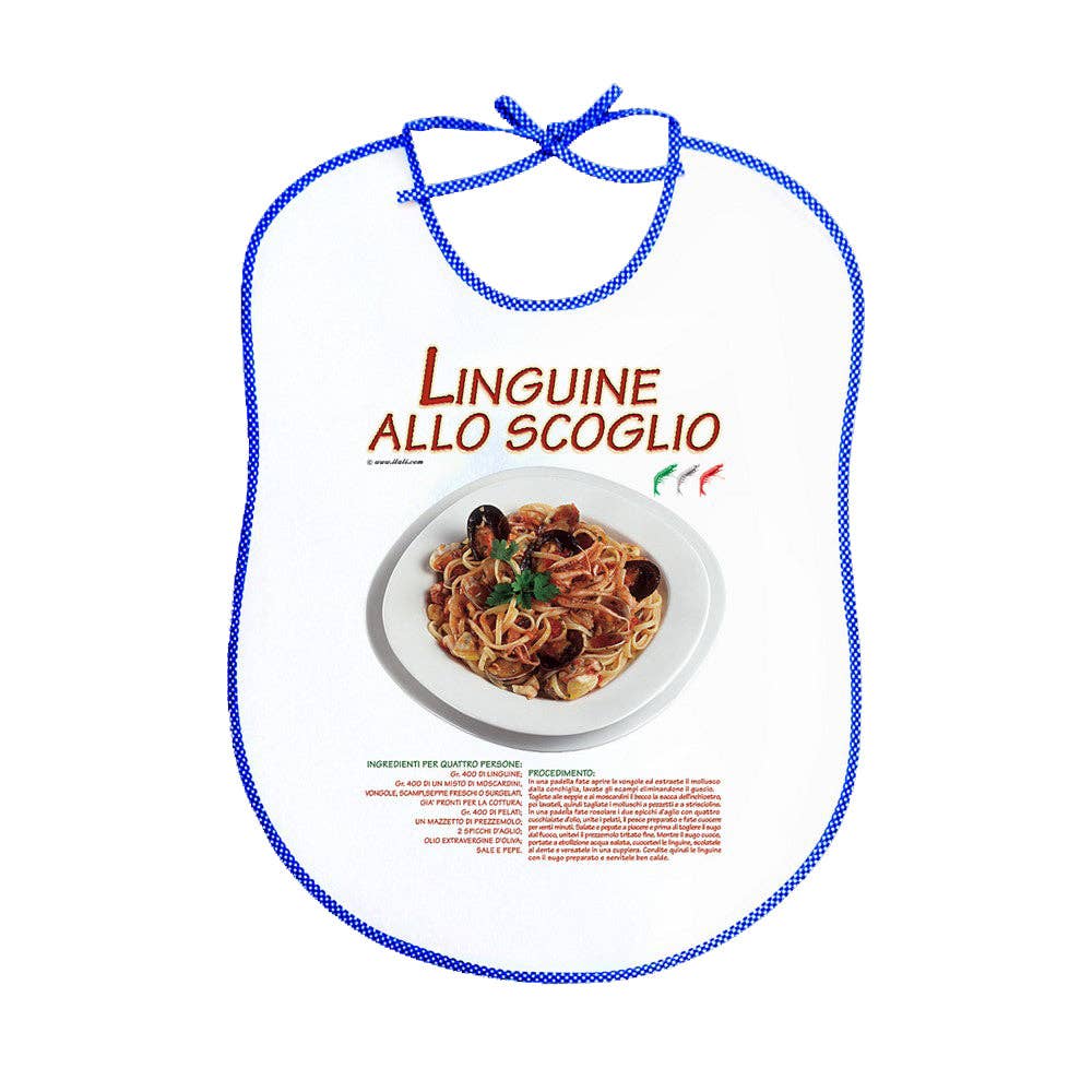 Almatex srl - Wholesale Apron - RECIPE line bib 45x60 cm with printed laces5