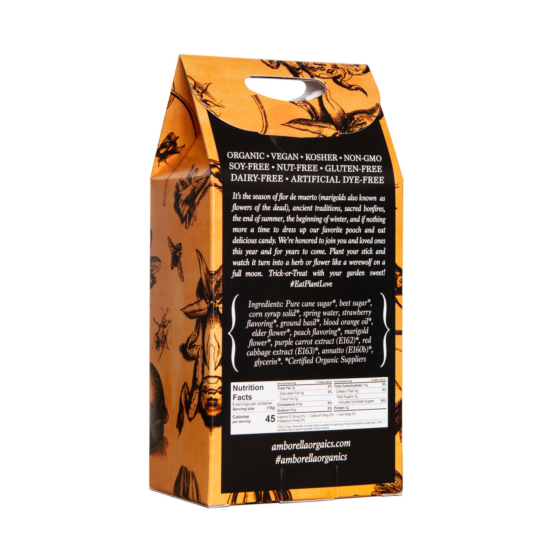 Amborella Organics - Wholesale Lollipop - Halloween Lollipop 8 Pack (Eat, Plant & Grow a Herb/Flower)3