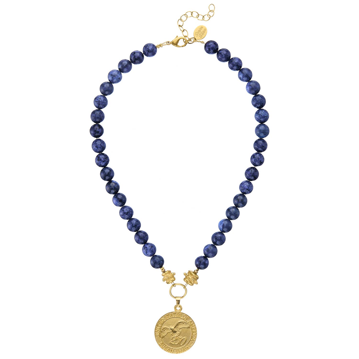 Susan Shaw - Wholesale Pendant/Charm Necklace - USA 250 Blue Lapis Necklace0