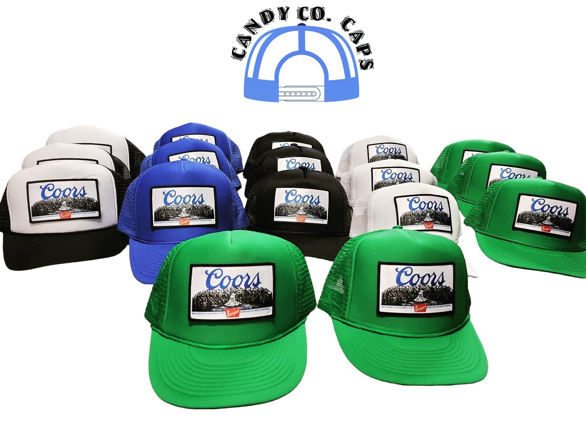 The Candy Collections - Venta al por mayor Gorra trucker - Mujer - Gorra de camionero vintage Michelob Schlitz Coors con parche de malta para cerveza5