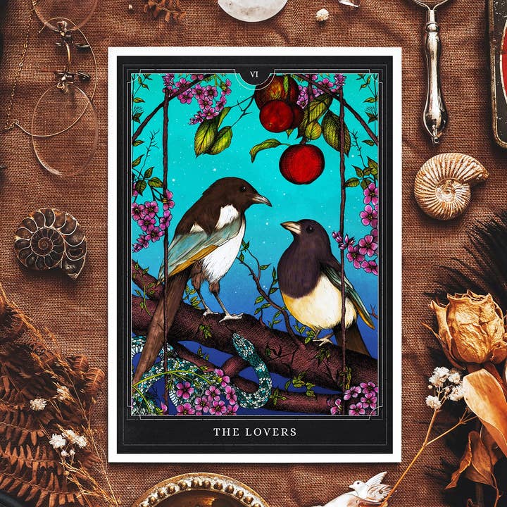 The Lovers Tarot - Giclée Art Print for wholesale by Print is Dead
