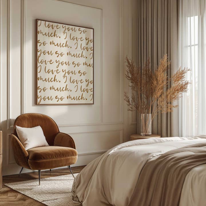 D'LUXE PRINTS - Wholesale Art Print - I Love You So Much Print1